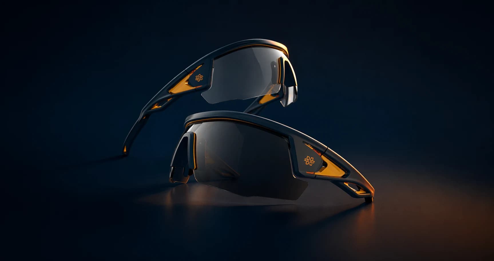Herakles — deux paires de lunettes de sport à la vue, version optique transparente et solaire